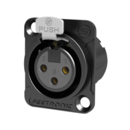 MK3F2CBG SEETRONIC Telaio XLR 3P