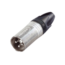 NC3MXX NEUTRIK XLR 3P Connector - male - Neutrik XX Contatti in argento - alloggiamento nichel KaotikaStore 7613187000379