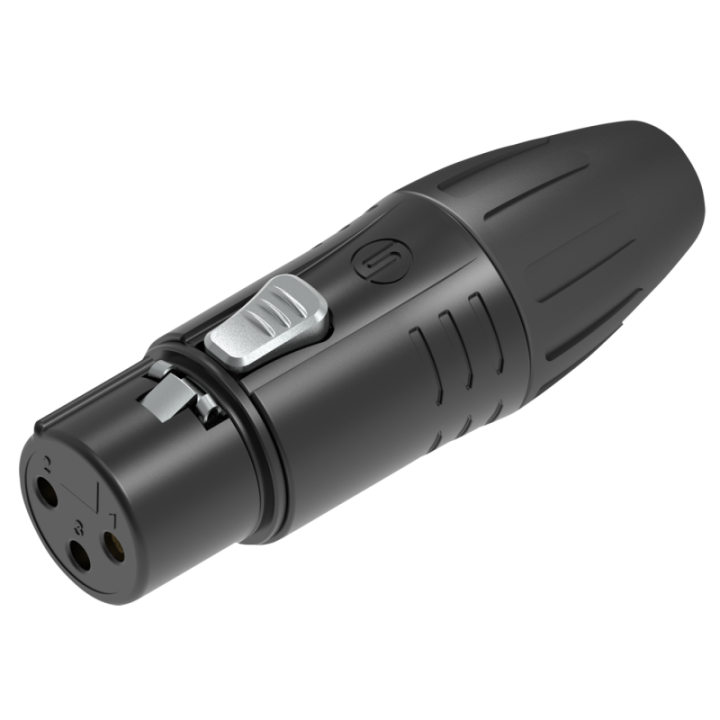 SCMF3BGBK SEETRONIC Connettore XLR 3P