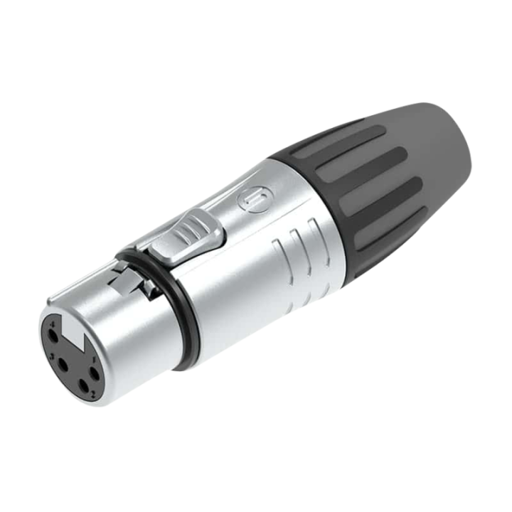 SCMF4 SEETRONIC Connettore XLR a 4 poli - femmina KaotikaStore 8717748634337
