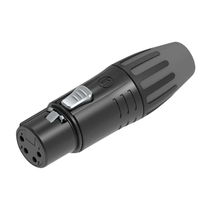 SCMF4BG SEETRONIC Connettore XLR a 4 poli - femmina KaotikaStore 8717748634351