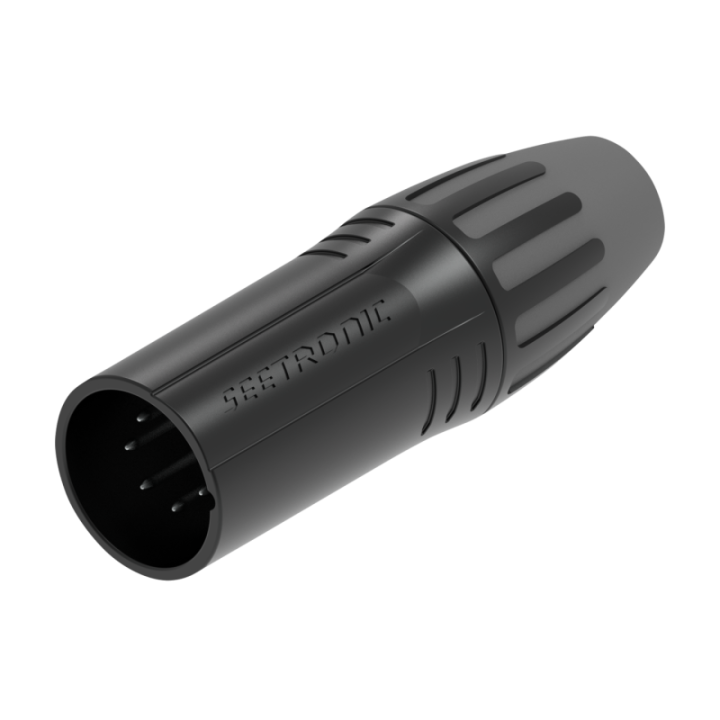 SCMM5BK SEETRONIC Connettore XLR a 5 poli - maschio KaotikaStore 8717748634443