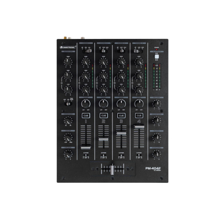 OMNITRONIC PM-404F 4-channel DJ Mixer with Filter and Bluetooth - KaotikaStore - 4026397756869
