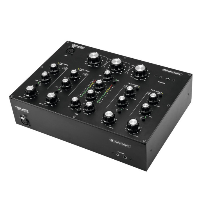 OMNITRONIC TRM-402 Rotary Mixer a 4 canali - KaotikaStore - 4026397659948