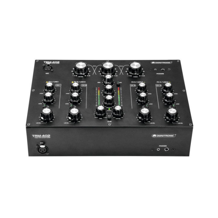 OMNITRONIC TRM-402 Rotary Mixer a 4 canali - KaotikaStore - 4026397659948