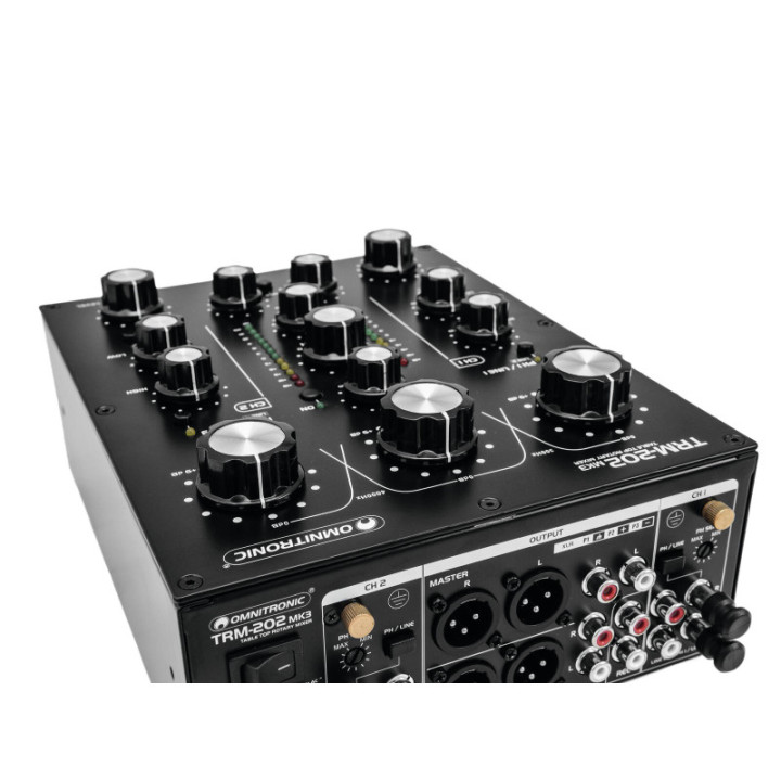 OMNITRONIC TRM-202MK3 Rotary-Mixer a 2 canali - KaotikaStore - 4026397659962