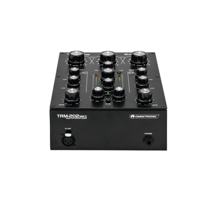 OMNITRONIC TRM-202MK3 Rotary-Mixer a 2 canali - KaotikaStore - 4026397659962