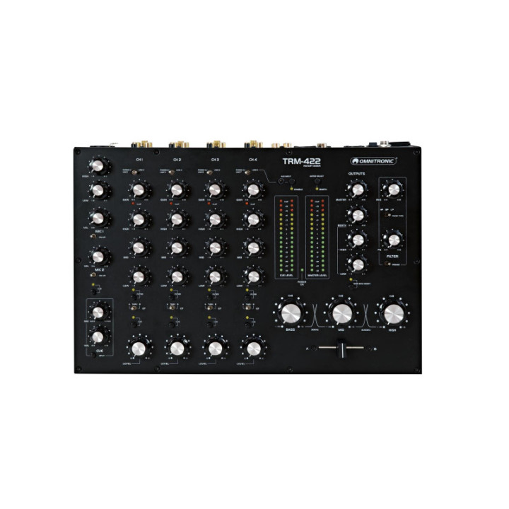 OMNITRONIC TRM-422 Rotary Mixer 4 canali - KaotikaStore - 4026397676914