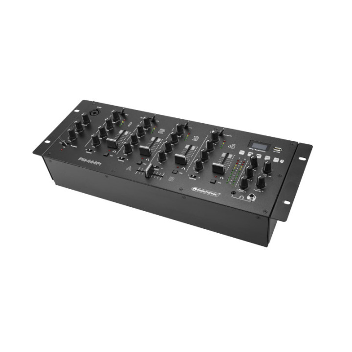 OMNITRONIC PM-444Pi Mixer per DJ a 4 canali con lettore e interfaccia USB - KaotikaStore - 4026397704815