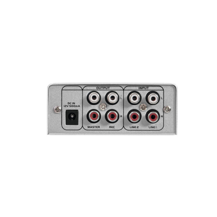 OMNITRONIC GNOME-202 Mini Mixer argento - KaotikaStore - 4026397514100