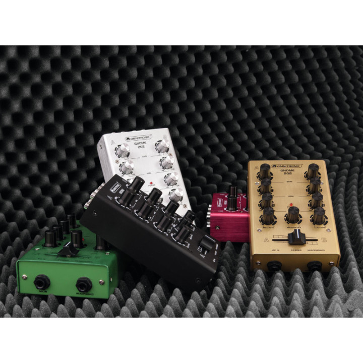 OMNITRONIC GNOME-202 Mini Mixer nero - KaotikaStore - 4026397514094