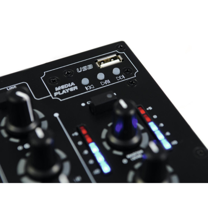 OMNITRONIC PM-311P Mixer per DJ con lettore - KaotikaStore - 4026397696578