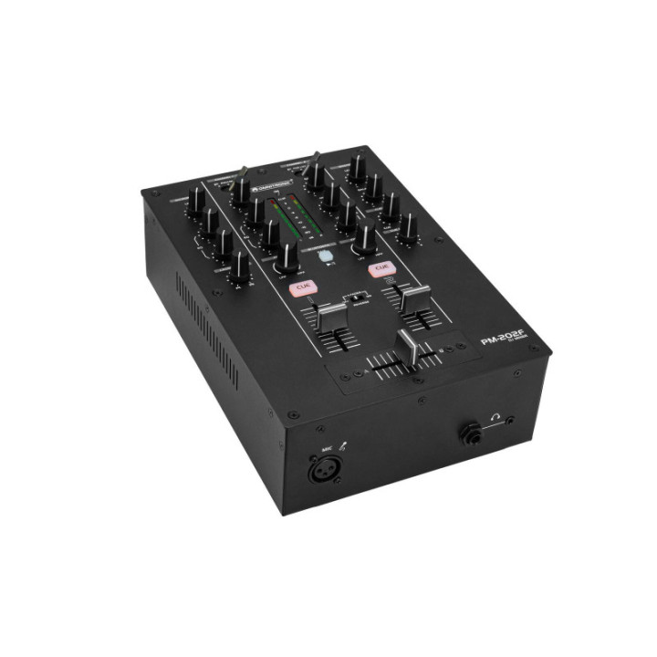 OMNITRONIC PM-202F 2-Channel DJ Mixer with Filter and Bluetooth - KaotikaStore - 4026397731071