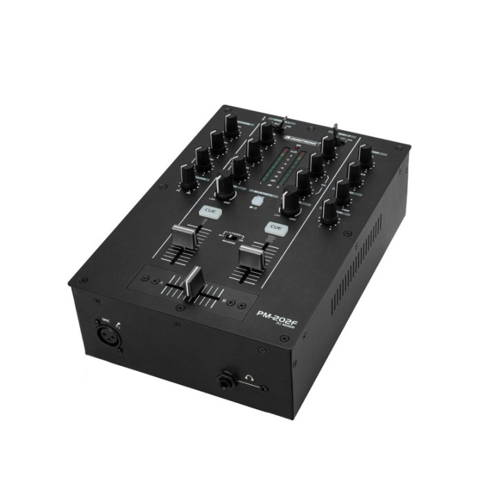 OMNITRONIC PM-202F 2-Channel DJ Mixer with Filter and Bluetooth - KaotikaStore - 4026397731071
