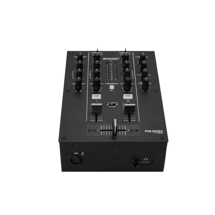 OMNITRONIC PM-202F 2-Channel DJ Mixer with Filter and Bluetooth - KaotikaStore - 4026397731071