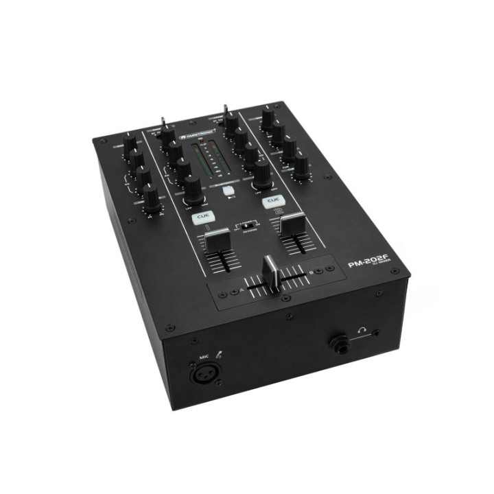 OMNITRONIC PM-202F 2-Channel DJ Mixer with Filter and Bluetooth - KaotikaStore - 4026397731071