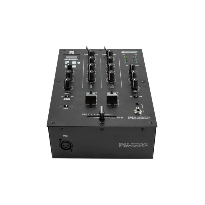 OMNITRONIC PM-222P Mixer per DJ a 2 canali con lettore - KaotikaStore - 4026397704808