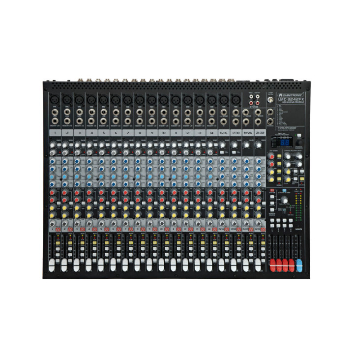 OMNITRONIC LMC-3242FX Console mixer USB - KaotikaStore - 4026397654837