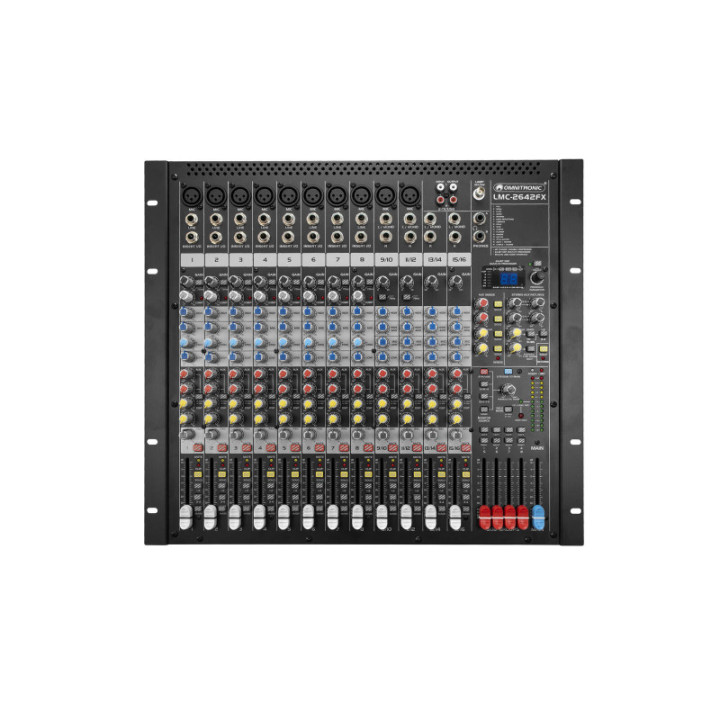 OMNITRONIC LMC-2642FX Console mixer USB - KaotikaStore - 4026397565553