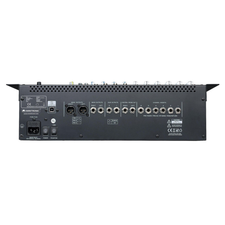 OMNITRONIC LMC-2022FX Console mixer USB - KaotikaStore - 4026397565539