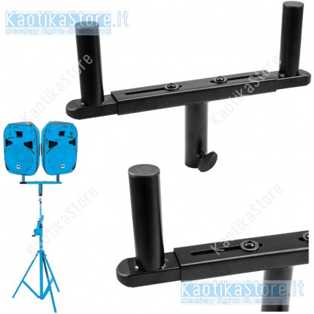 Omnitronic GB-1 Stand adapter supporto per palo treppiede sollevamento casse