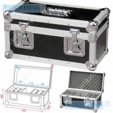 Dap Audio Flightcase per trasporto di 12 microfoni valigetta porta palmare Pro Case for 12 mics