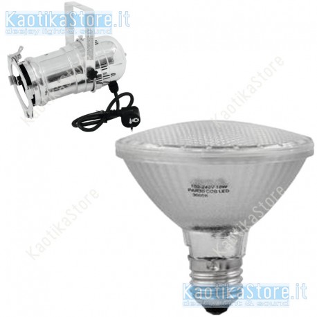 Omnilu lampada PAR-30 230V COB 10W E-27 LED 6400K PAR-30 ricambio