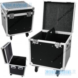 ROADINGER Flightcase per il trasporto di merce 640x610x770mm fornito di ruote per agevole spostamento