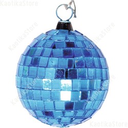 Sfera specchiata 5cm BLU decorazione natale mini palla specchi vetro palletta