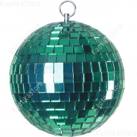 Sfera specchiata 5cm verde decorazione natale mini palla specchi vetro palletta