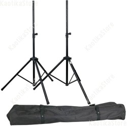 DAP-Audio Speaker Stand set con pratica borsa di trasporto coppia pali sollevamento cassa attive passive