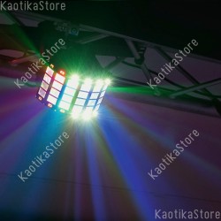 Eurolite MINI D-6 Hybrid Beam effect RGB + strobo effetto luce mini per discoteca