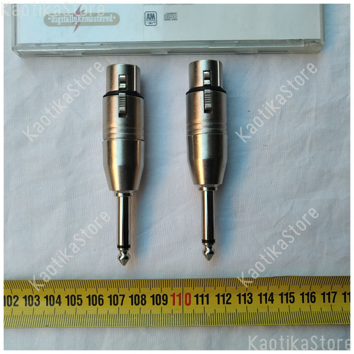 Sirus Pro adattatore XLR 3 poli femmina jack mono 6,3mm 