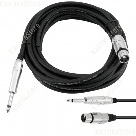 Omnitronic cavo Adaptercable XLR(F)/Jack bk lunghezza 3 metri 