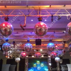 Sfera specchiata 100cm escluso motore specchi vetro mirror ball vintage anni '70 ean 4026397330182 Showtec 60410