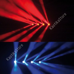 Showtec Dynamic Led effetto luce simula laser RGB 4 moonflower luci dj feste discoteca pub KaotikaStore
