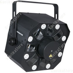 Showtec Dominator 3-in-1 luce led + laser + strobo 43153 Showtec Dominator 8717748334138