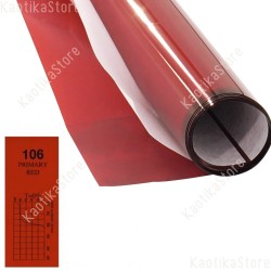 94001060 Gelatina ROSSO PRIMARIO 61x50cm colore per fari PAR filtri colorati foglio colorato ean 4026397157369 fari PAR-64 faro 