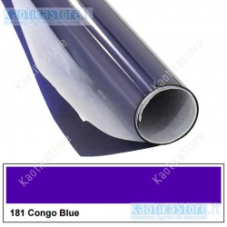 Gelatina BLU CONGO 122x50cm per fari PAR filtri colorati foglio colore