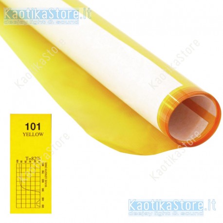 Gelatina GIALLO 61x50cm colore per fari PAR filtri colorati foglio colorato Gelatina GIALLO 61x50cm colore per fari PAR filtri colorati foglio colorato