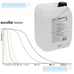Eurolite Tanica 5 litri di liquido Professional *E* ALTA DENSITA' per macchina del fumo fog machine smoke fluid