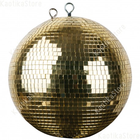 Sfera specchiata 20cm specchi vetro EUROLITE Mirror Ball 30cm gold  50120035 ean 4026397602555