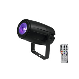51916147 Eurolite Narrow-beam pinspot with 5 W 4in1 LED in RGBW EUROLITE LED PST-5 QCL Spot bk ean 4026397630657