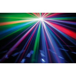 Showtec Techno Derby 2-in-1 luce led + strobo 43156 ean 8717748365989 luce discoteca derby strobo led rgb color