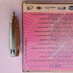 Omnitronic Adattatore RCA(M) / XLR(F) da maschio RCA a femmina XLR spinotto connettore audio mixer dj plug ean 4026397149906