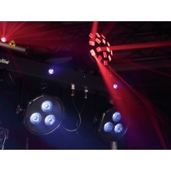 51741094 EUROLITE LED KLS laser bar FX light set sistema completo faretti spot UV mini mushroom LED ean 4026397684681