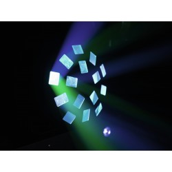 51741094 EUROLITE LED KLS laser bar FX light set sistema completo faretti spot UV mini mushroom LED ean 4026397684681