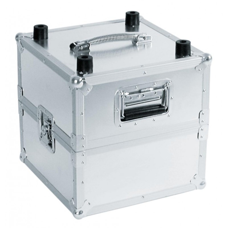 Flightcase Roadinger Record Case Pro ALU 50/50, 100LP valigia rigida porta  dischi vinile dj