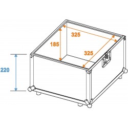 Flightcase Roadinger Record Case Pro ALU 50/50, 100LP valigia rigida porta dischi vinile dj 30110025 ean 4026397398892