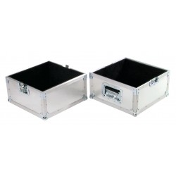 Flightcase Roadinger Record Case Pro ALU 50/50, 100LP valigia rigida porta dischi vinile dj 30110025 ean 4026397398892